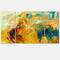 Designart - Abstract Yellow Collage - Large Abstract Canvas Print